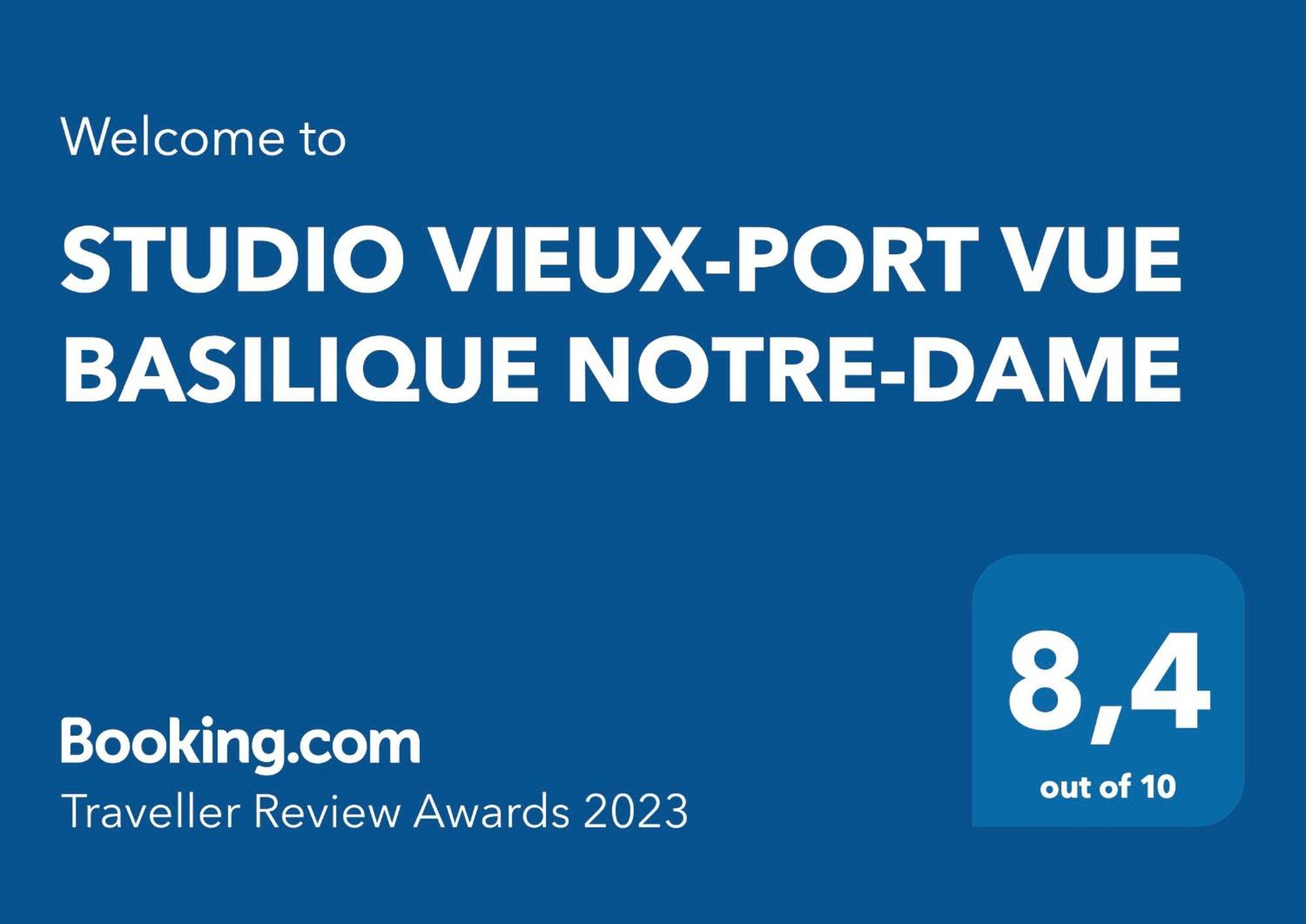 Studio Vieux-Port Vue Basilique Notre-Dame Marsilia Exterior foto